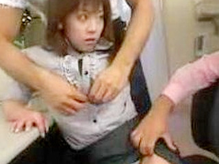 Nipponese Executive Nails Asian Colleague at Office XXX Party in Tokyo, China